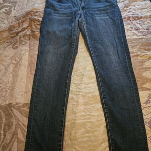 7 For All Mankind Dark Blue Skinny Jeans